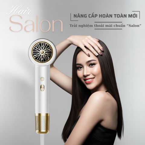 Máy Sấy Tóc TEKYOMI STL-8878Pro 2000W - Công Nghệ BlueLight & Ion Âm, 6 Chế Độ, Chuẩn Salon Tại Nhà, Sấy Nhanh, Bảo Vệ Tóc