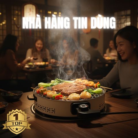 Bếp Nướng Điện Không Khói TEKYOMI DKS-719 - Đa Năng 1500W, Tiện Lợi, An Toàn, Dễ Vệ Sinh Cho Bữa Tiệc Gia Đình Thêm Trọn Vẹn