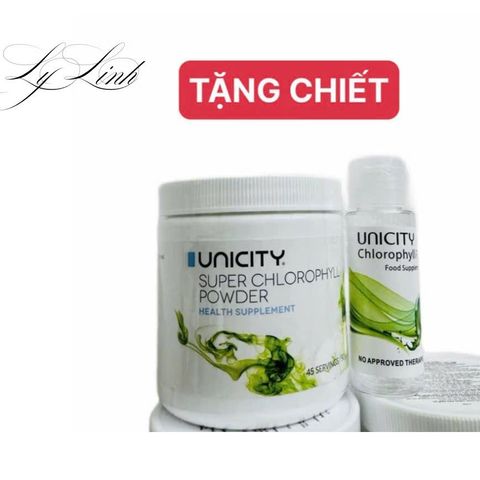 Bột Diệp Lục Unicity Super Chlorophyll Powder 92g - Thực Phẩm Chức Năng Hỗ Trợ Làm Đẹp, Thanh Lọc Cơ Thể và Tăng Cường Sức Khỏe