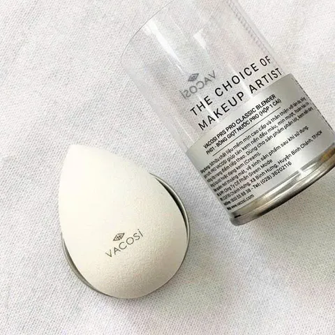 Bông Trang Điểm Vacosi Pro Flat Blender PHO2 - Bông Tán Nền Mượt Mà, Tiện Dụng Cho Kỹ Thuật Trang Điểm Chuyên Nghiệp
