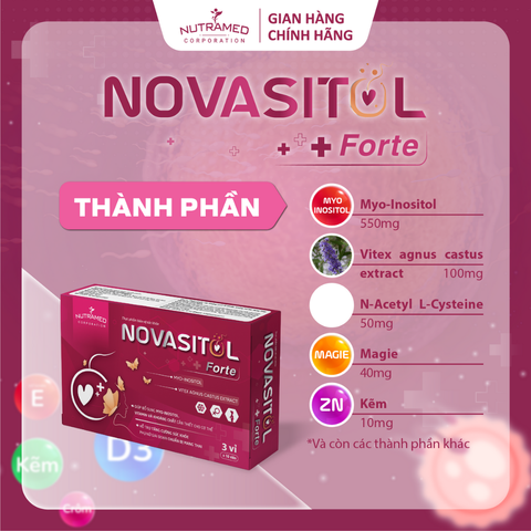 Viên uống Novasitol Forte hỗ trợ cho phụ nữ dự định có thai