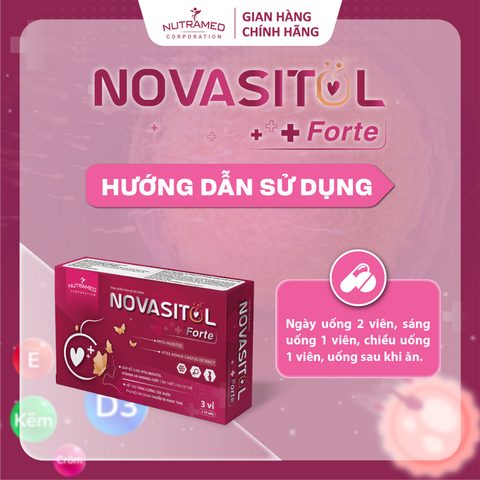 Viên uống Novasitol Forte hỗ trợ cho phụ nữ dự định có thai
