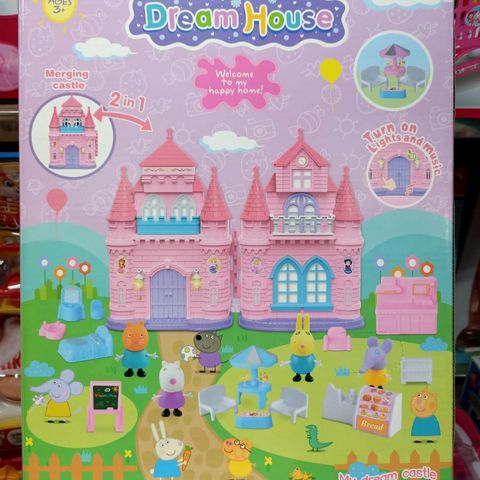 Đồ chơi nhà búp bê heo peppa (589B)