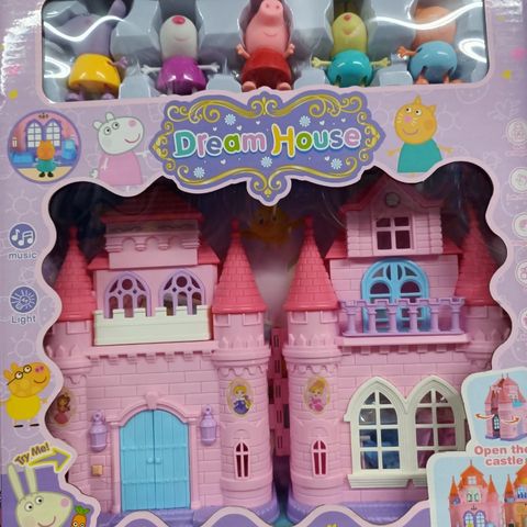 Đồ chơi nhà búp bê heo peppa (589B)