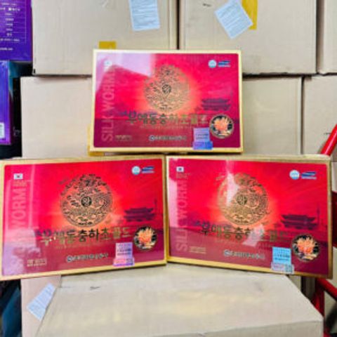 Nước đông trùng hạ thảo Kanghwa Gold King – Hỗ trợ sức khỏe, 60 gói trong hộp gỗ cao cấp, sản phẩm chất lượng từ Gyeongbuk