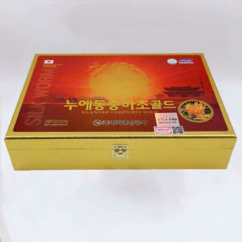 Nước đông trùng hạ thảo Kanghwa Gold King – Hỗ trợ sức khỏe, 60 gói trong hộp gỗ cao cấp, sản phẩm chất lượng từ Gyeongbuk
