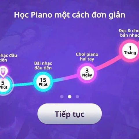 Phần mềm học Piano Simpia 1 Năm - Giao diện Tiếng Việt, Hơn 100 triệu bài hát, Dễ sử dụng trên iOS và Android, Tập luyện âm nhạc yêu thích.