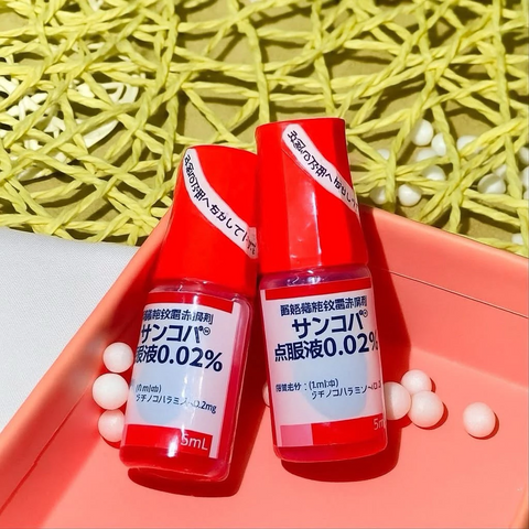 Thuốc Nhỏ Mắt Sancoba Nhật Bản 5ml - Giảm Mỏi Mắt, Bảo Vệ Giác Mạc, Duy Trì Sức Khỏe Cho Mắt, Vitamin B12 Hỗ Trợ Ủy Quyền