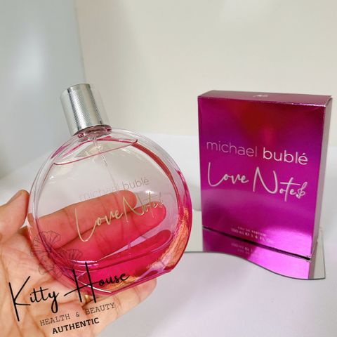 Nước Hoa Nữ Michael Buble Love Note Eau De Parfum 100ml - Hương Hoa Cỏ và Trái Cây Quyến Rũ, Phong Cách Sang Trọng