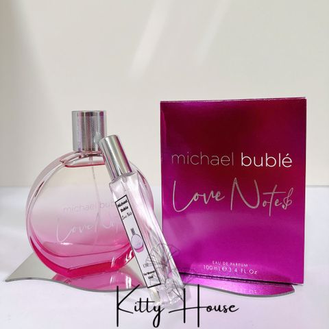 Nước Hoa Michael Buble Love Note Eau De Parfum 10ml - Hương Hoa Cỏ Quyến Rũ, Nữ Tính, Thích Hợp Làm Quà Tặng