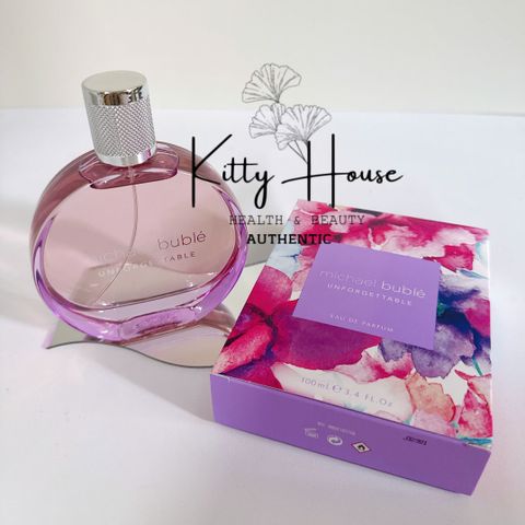 Nước Hoa Nữ Michael Buble Unforgettable Eau de Parfum 100ml - Hương Cam, Hoa Cỏ Nữ Tính, Quà Tặng Sang Trọng