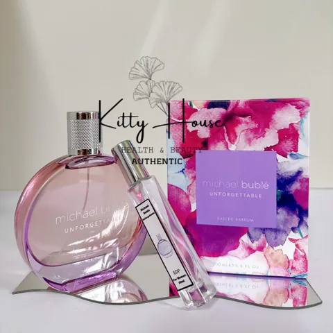 Nước Hoa Michael Buble Unforgettable Eau De Parfum 10ml - Hương Trái Cây Tươi Mát, Hoa Cỏ Dịu Dàng, Quà Tặng Sang Trọng Cho Phái Nữ