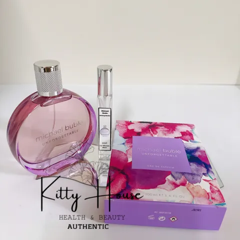 Nước Hoa Michael Buble Unforgettable Eau De Parfum 10ml - Hương Trái Cây Tươi Mát, Hoa Cỏ Dịu Dàng, Quà Tặng Sang Trọng Cho Phái Nữ