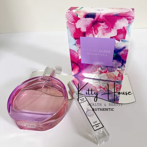Nước Hoa Michael Buble Unforgettable Eau De Parfum 10ml - Hương Trái Cây Tươi Mát, Hoa Cỏ Dịu Dàng, Quà Tặng Sang Trọng Cho Phái Nữ