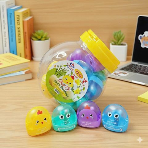 Combo 4 Gọt/Chuốt Bút Chì G-Star Đáng Yêu PS-02 - Văn Phòng Phẩm An Toàn, Chất Lượng Cao, Màu Sắc Ngẫu Nhiên