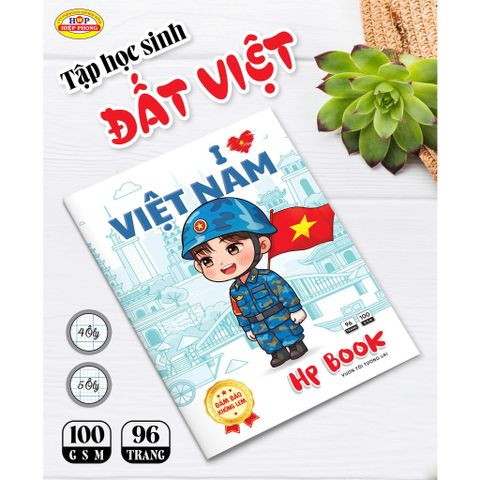 Tập Học Sinh A5 Cao Cấp 96 Trang - 4 Ô Ly Caro, Định Lượng 100Gsm, Giấy Trắng Độ Sạch Cao - Văn Phòng Phẩm Chính Hãng