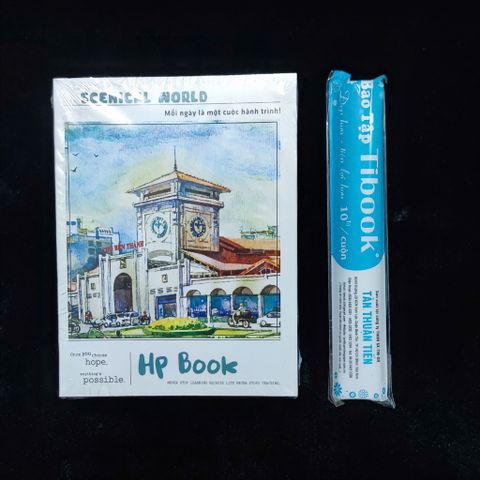 Combo 10 Quyển Tập A5 96 Trang ĐL 60Gsm Mỏng + Bao Tập Tibook Con Nai Cao Cấp - Bìa Nhựa OPP Bảo Vệ Tốt Cho Học Sinh
