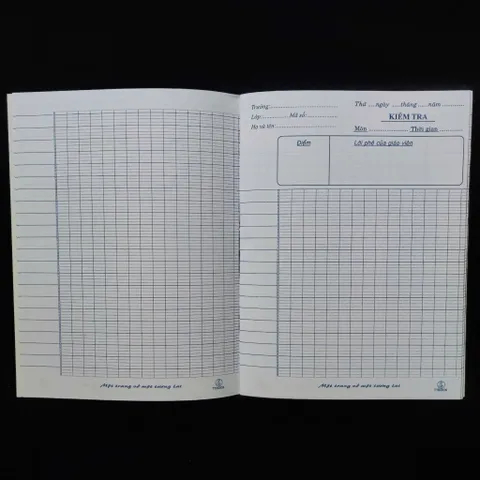 ✅[10 Quyển-70 Gsm] Giấy Kiểm Tra A5 Thuận Tiến - 4 Dòng Kẻ Ngang