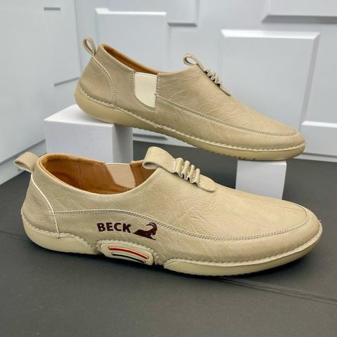Giày Lười Nam DAVINCIA Da Simili Chống Trơn Chạy Nhanh Dễ Phối Đồ - Giày Slip-on Thời Trang Cho Học Sinh, Sinh Viên, Nam Giới
