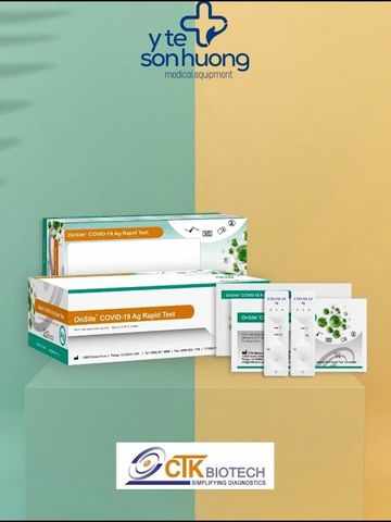 Bộ Test Nhanh COVID-19 OnSite CTK Biotech - Xét Nghiệm Kháng Nguyên SARS-CoV-2 FDA, CE, Kết Quả Trong 15 Phút