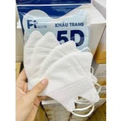 Khẩu Trang Y Tế 5D Phương Tuyến - Kháng Khuẩn 4 Lớp, Thiết Kế Thoải Mái, Đầy Đủ Màu Sắc - Hàng Chính Hãng Cho Người Lớn