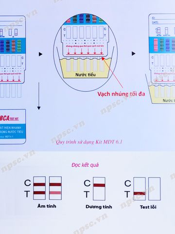 Que Test Thử Nhanh Ma Túy Tổng Hợp 6 Chân FaStep USA - Phát Hiện An Toàn Hero.in, M.a Tú.y Đá, Cầ.n S.a, MDMA, Ket.am.in.e