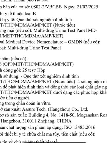 Que Test Thử Nhanh Ma Túy Tổng Hợp 6 Chân FaStep USA - Phát Hiện An Toàn Hero.in, M.a Tú.y Đá, Cầ.n S.a, MDMA, Ket.am.in.e