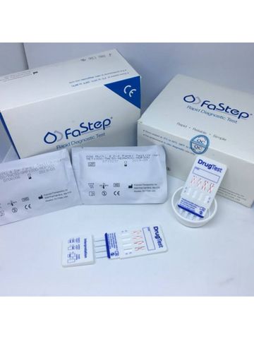 Hộp 25 Que Test Nhanh Ma Túy Tổng Hợp FaStep USA - Phát Hiện Meth, THC, Ecstasy, Morphine Tại Nhà Trong 5 Phút