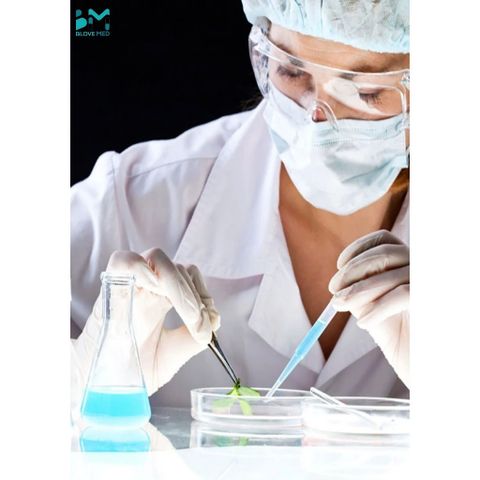 Thùng 1000 Chiếc Găng Tay Cao Su Y Tế Không Bột Vglove Khải Hoàn - Bảo Vệ Đôi Tay Trong Hoạt Động Y Khoa, Hàng Chính Hãng