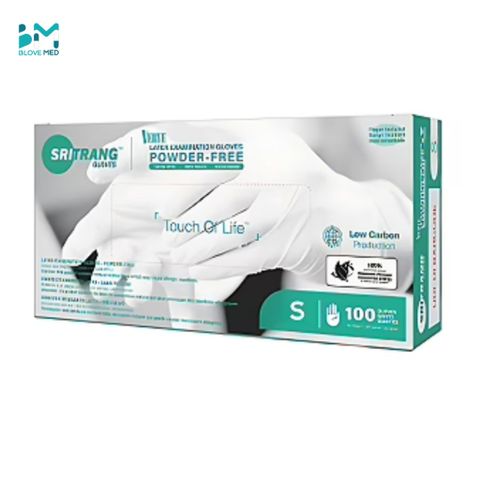 Găng tay y tế Latex không bột 5.5g đủ Size SriTrang Sglove - Hàng chính hãng