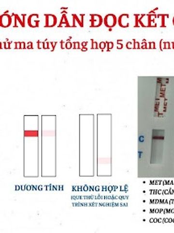 Hộp 25 Que Test Nhanh Ma Túy Tổng Hợp 6 Chân FaStep USA - Phát Hiện Hero.in, MDMA, THC, Ketamine An Toàn và Hiệu Quả