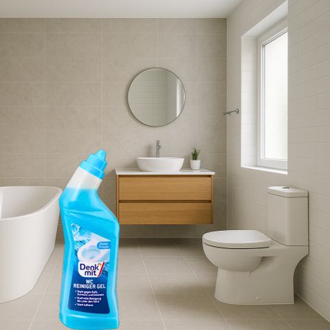 Dung dịch vệ sinh toilet Denkmit Ozeanfrische 1L - Tẩy cặn vôi, khử mùi hiệu quả, hương đại dương tươi mát, làm sạch sâu