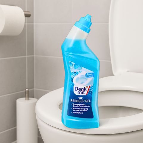Dung dịch vệ sinh toilet Denkmit Ozeanfrische 1L - Tẩy cặn vôi, khử mùi hiệu quả, hương đại dương tươi mát, làm sạch sâu