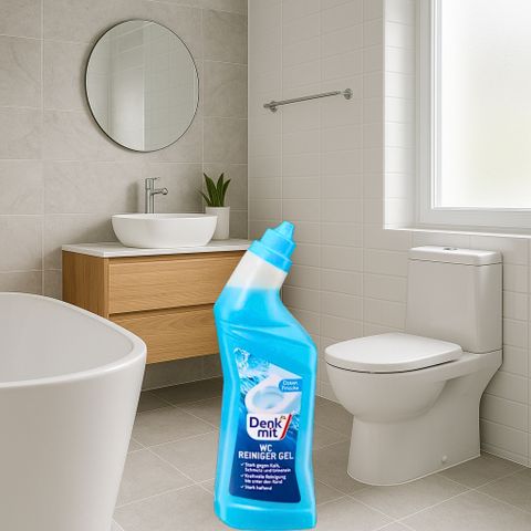 Dung dịch vệ sinh toilet Denkmit Ozeanfrische 1L - Tẩy cặn vôi, khử mùi hiệu quả, hương đại dương tươi mát, làm sạch sâu