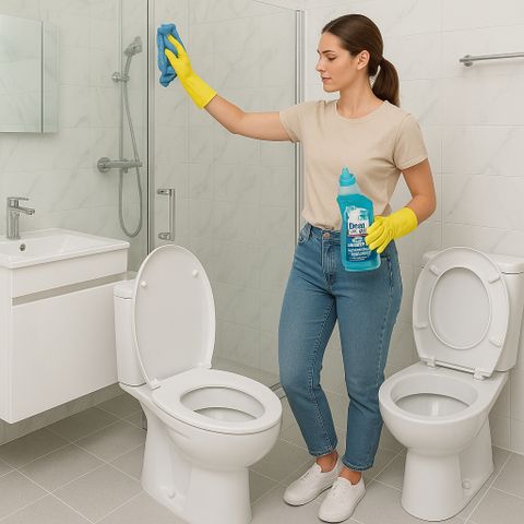 Dung dịch vệ sinh toilet Denkmit Ozeanfrische 1L - Tẩy cặn vôi, khử mùi hiệu quả, hương đại dương tươi mát, làm sạch sâu