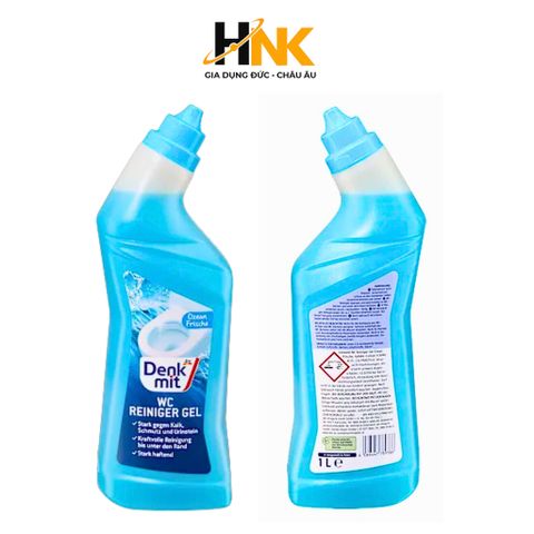 Dung dịch vệ sinh toilet Denkmit Ozeanfrische 1L - Tẩy cặn vôi, khử mùi hiệu quả, hương đại dương tươi mát, làm sạch sâu