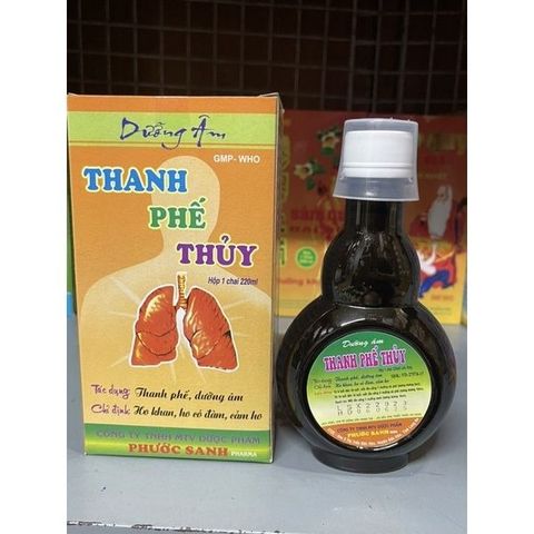 Dưỡng Âm Thanh Phế Thủy Phước Sanh 220ml - Thực Phẩm Chức Năng Hỗ Trợ Đường Hô Hấp, Giảm Ho Khó Chịu