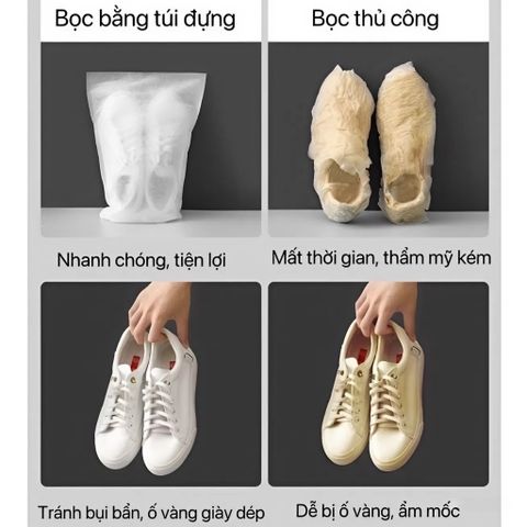 Túi Đựng Giày Dép DAVINCIA - Túi Dây Rút Bảo Quản, Chất Liệu Vải Không Dệt Siêu Thoáng Khí, Giải Pháp Hoàn Hảo Khi Du Lịch