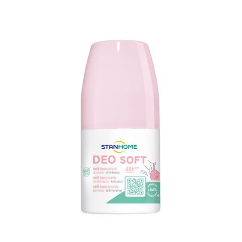 Lăn Khử Mùi Stanhome Deo Soft 50ml cho Trẻ Em - Chống Mồ Hôi Hiệu Quả, Không Cồn, Hương Dịu Nhẹ, Bảo Vệ Da 48h