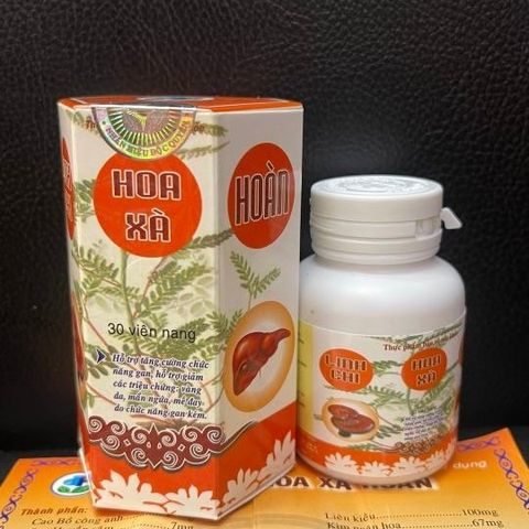 Linh Chi Hoa Xà Hoàn Ngứa - Viên Uống Hỗ Trợ Gan, Giải Độc, Giảm Ngứa, Mề Đay, Dễ Dàng Sử Dụng, Thực Phẩm Chức Năng tự nhiên 30 Viên