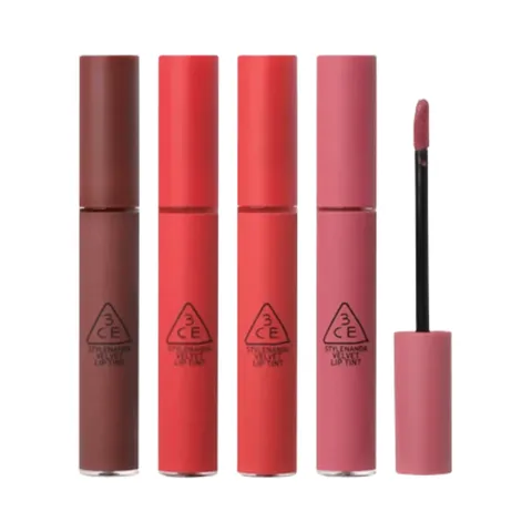 Son Nhung Lì 3CE Velvet Lip Tint Chính Hãng 4g - Chất Son Mịn Nhẹ, Lên Màu Chuẩn, Dành Cho Mọi Tông Da