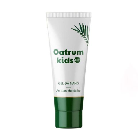 Gel giảm hăm Nhân Hưng Oatrum Kids 20g - Điều trị trầy xước, hăm, côn trùng đốt cho trẻ em, phục hồi da hiệu quả