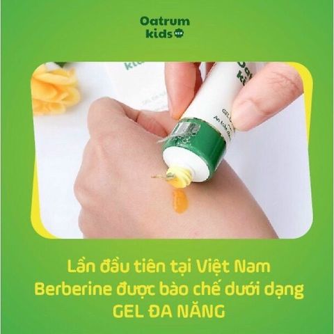 Gel giảm hăm Nhân Hưng Oatrum Kids 20g - Điều trị trầy xước, hăm, côn trùng đốt cho trẻ em, phục hồi da hiệu quả