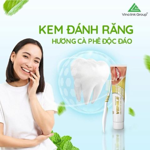 Kem Đánh Răng VSMILE 150g - Làm Sạch Mảng Bám, Hơi Thở Thơm Mát Cho Gia Đình - Quà Tặng Ngẫu Nhiên