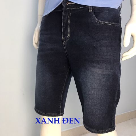 Quần sọt jean nam co giãn, cao cấp, quần sọt jean nam ống rộng, jean nam big size