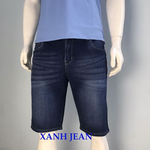 Quần sọt jean nam co giãn, cao cấp, quần sọt jean nam ống rộng, jean nam big size