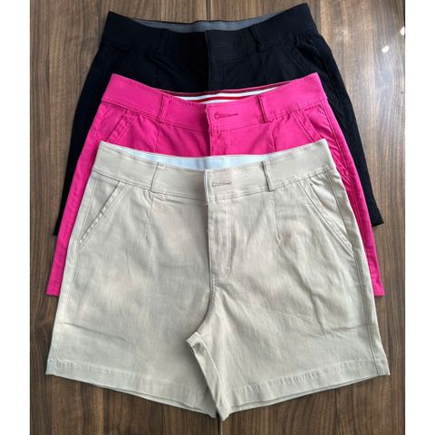 Quần Short Nữ Kaki Co Giãn - Phong Cách Đi Biển, Mặc Nhà - Size Đủ, Chất Liệu Cotton Thoải Mái, Thời Trang Đẹp 2023
