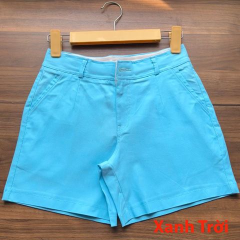 Quần Short Nữ Kaki Co Giãn - Phong Cách Đi Biển, Mặc Nhà - Size Đủ, Chất Liệu Cotton Thoải Mái, Thời Trang Đẹp 2023