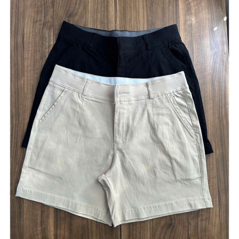 Quần Short Nữ Kaki Co Giãn - Phong Cách Đi Biển, Mặc Nhà - Size Đủ, Chất Liệu Cotton Thoải Mái, Thời Trang Đẹp 2023
