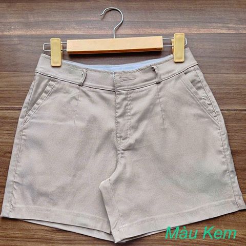 Quần Short Nữ Kaki Co Giãn - Phong Cách Đi Biển, Mặc Nhà - Size Đủ, Chất Liệu Cotton Thoải Mái, Thời Trang Đẹp 2023